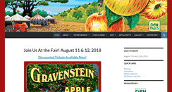 Desktop Screenshot of gravensteinapplefair.com